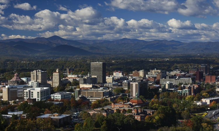 Sewa pejabat di Asheville