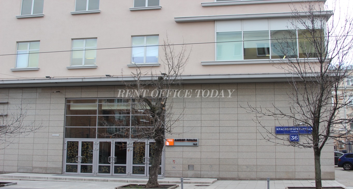 Амбер Плаза, Краснопролетарская улица, 36 — office space for rent, photo 3