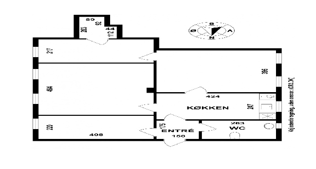 办公室租金Frederiksværksgade 12_4-4