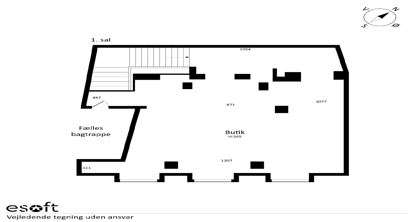 Erhvervscenter Frederiksberggade 6 st. Rent office Frederiksberggade 6 st. — photo 1
