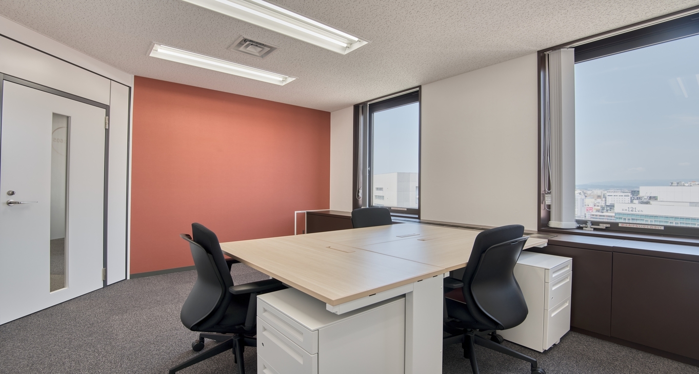 Sewa pejabat Nishinihon Shinbun Building_3-3