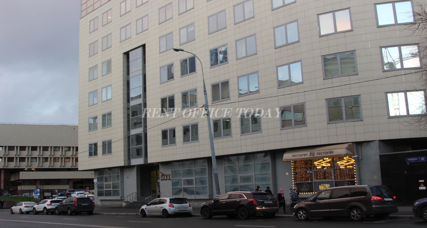 Снять офис в бизнес центре Чайка Плаза 4 на Щепкина 42стр2-4
